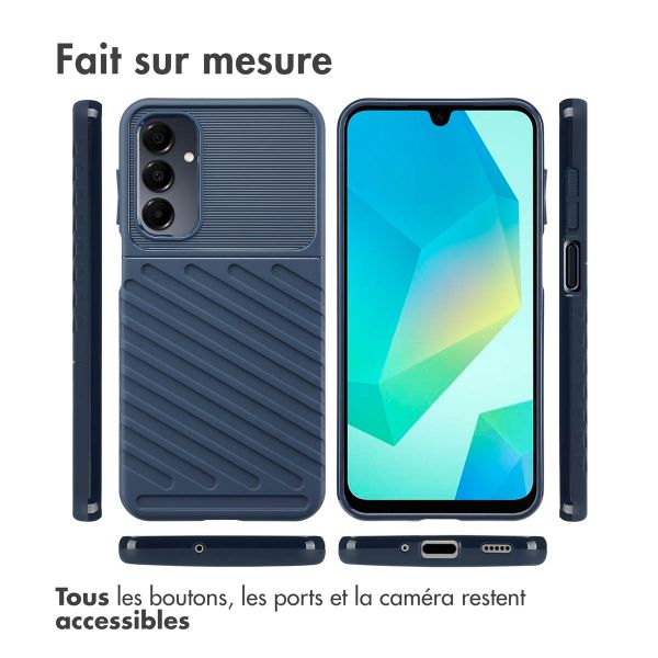imoshion Coque arrière Thunder Samsung Galaxy A16 - Bleu foncé