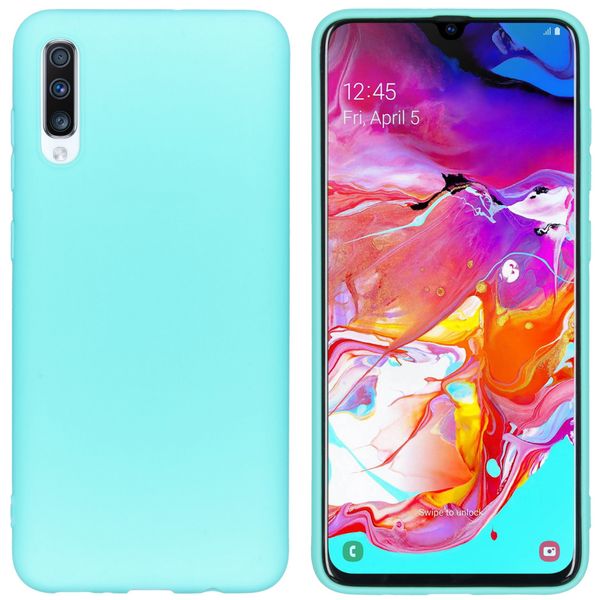 imoshion Coque Couleur Samsung Galaxy A70 - Turquoise