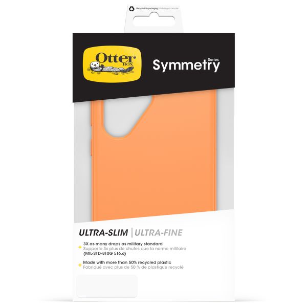 OtterBox Coque Symmetry Samsung Galaxy S24 Ultra - Sunstone Orange