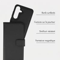 imoshion Étui portefeuille luxe 2-en-1 amovible Samsung Galaxy A17 (5G) / (4G) - Noir