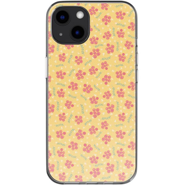 imoshion Coque design pour iPhone 13 - Sunny Yellow Petite Flowers