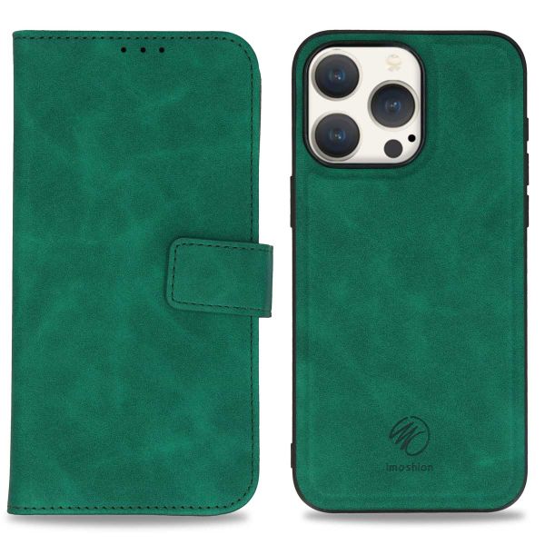 imoshion Etui de téléphone de luxe 2-en-1 amovible iPhone 15 Pro Max - Vert foncé