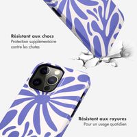 Selencia Coque arrière Vivid Apple iPhone 14 Pro Max - Modern Bloom Sapphire Blue