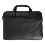 Accezz Leather Sac ordinateur 16 pouces - Noir