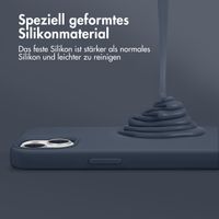 Accezz Coque Liquid Silicone Google Pixel 7 Pro - Bleu foncé