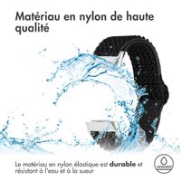 imoshion Bracelet en nylon élastique Fitbit Charge 5 - Noir