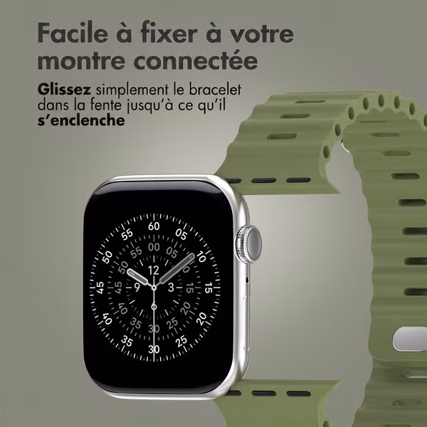 Accezz Bracelet Ocean Apple Watch | 38/40/41/42 mm - Khaki