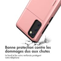 imoshion Coque arrière avec porte-cartes Samsung Galaxy S20 FE - Rose Dorée