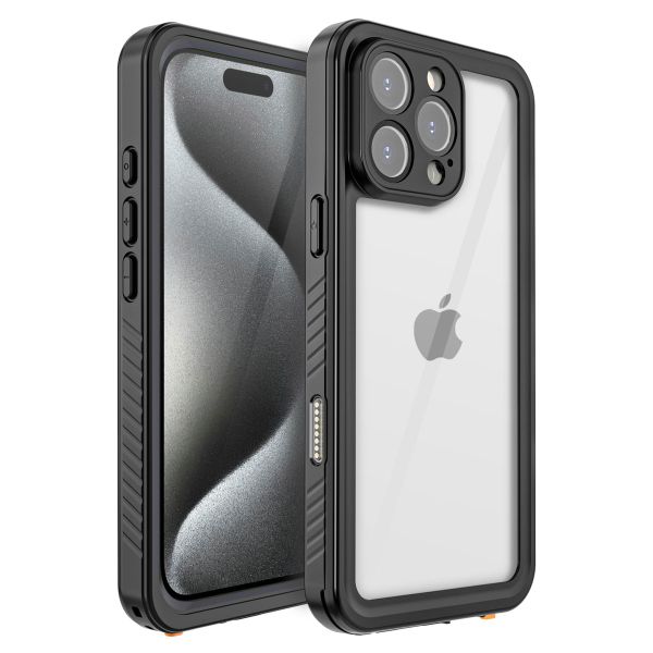 Redpepper Coque imperméable Dot Plus iPhone 16 Pro - Noir