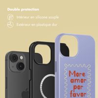Selencia Coque arrière Vivid avec MagSafe Apple iPhone 14 - More Amor