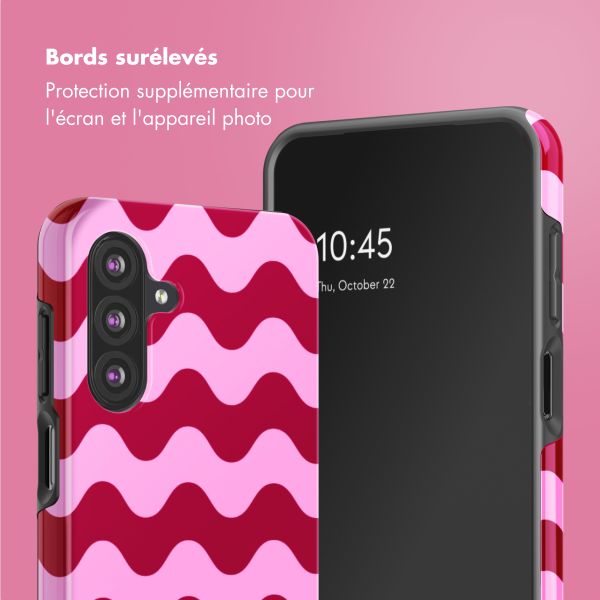 Selencia Coque arrière Vivid Samsung Galaxy A26 - Wave Vibes Lipstick