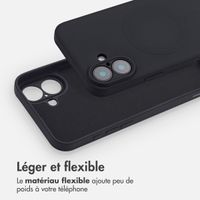 imoshion Coque Couleur avec MagSafe Apple iPhone 16 Plus - Noir
