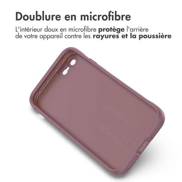 imoshion Coque arrière EasyGrip iPhone SE (2022 / 2020) / 8 / 7 - Violet