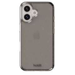 Holdit Coque Pailletée Apple iPhone 16 - Noir