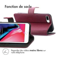 imoshion Étui de télephone portefeuille Apple iPhone 8 Plus / 7 Plus - Bordeaux