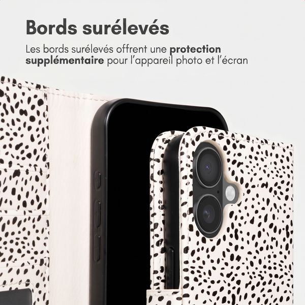 imoshion Étui de télephone portefeuille Design Apple iPhone 17 - Desert Dots