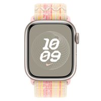 Apple Bracelet Nike Sport Loop Apple Watch Series 1 t/m 9 / SE (38/40/41 mm) | Series 10 / 11 (42 mm) - Starlight & Pink