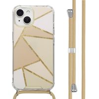 imoshion Coque Design avec cordon Apple iPhone 15 - Beige Graphic