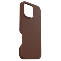 OtterBox Coque en cuir de cactus Symmetry MagSafe Apple iPhone 16 Pro Max - Rich Adobe Brown