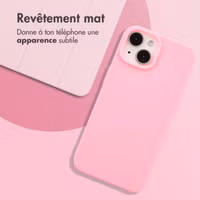 imoshion Coque Couleur Apple iPhone 15 - Bubblegum Pink