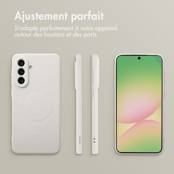 imoshion Coque Couleur avec MagSafe Samsung Galaxy A56 - Beige