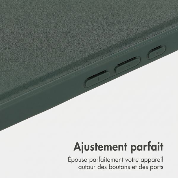 Accezz Coque arrière Edge avec MagSafe Apple iPhone 16 - Vert