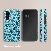 Selencia Coque arrière Vivid Samsung Galaxy A55 - Wild Spots Light Blue