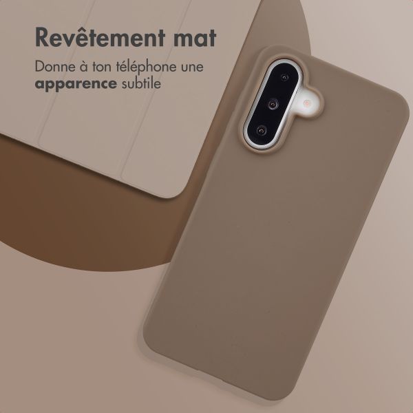 imoshion Coque Couleur Samsung Galaxy A36 / A56 - Marron