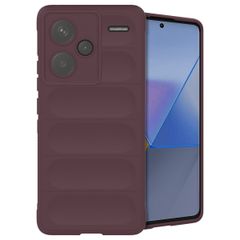 imoshion Coque arrière EasyGrip Xiaomi Redmi Note 13 Pro Plus (5G) - Aubergine