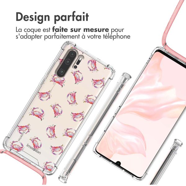 imoshion Coque Design avec cordon Huawei P30 Pro - Crab Watercolor