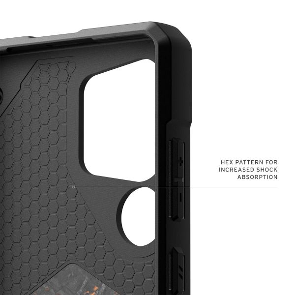 UAG Coque arrière Monarch Pro Samsung Galaxy S25 Ultra - Forged Carbon