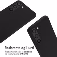 imoshion Coque en silicone avec cordon Samsung Galaxy S23 - Noir
