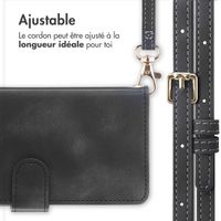 imoshion Etui de télephone portefeuille avec cordon Samsung Galaxy A25 (5G) - Noir