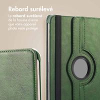 imoshion Coque tablette rotatif à 360° Samsung Galaxy Tab S10 Ultra / Tab S9 Ultra - Vert