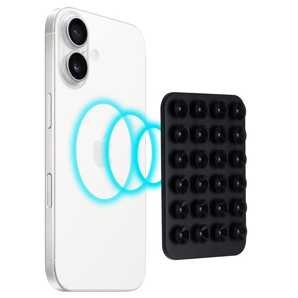 Selencia Support de téléphone à ventouses MagSafe - Noir