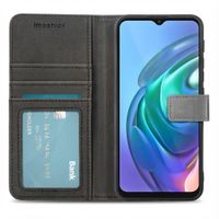 imoshion Étui de télephone portefeuille de luxe Motorola Moto G30 / G20 / G10 (Power) - Gris