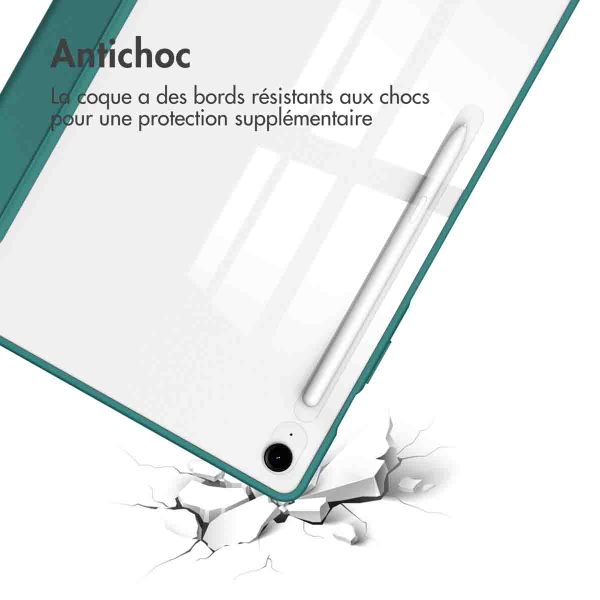 imoshion Coque tablette rigide Trifold Samsung Galaxy Tab S10 FE Plus - Vert
