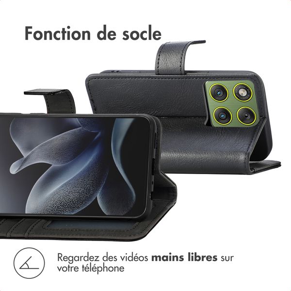 imoshion Étui de télephone portefeuille Motorola Edge 70 - Noir