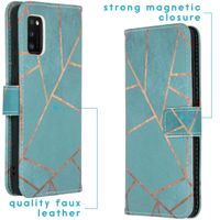 imoshion Coque silicone design Samsung Galaxy A41 - Blue Graphic