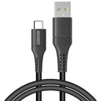 Accezz Câble USB-C vers USB Samsung Galaxy A52 (4G) - 1 mètre - Noir