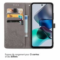 imoshion Etui de télephone Mandala Motorola Moto G13 / G23 - Gris