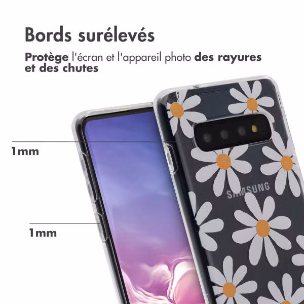 imoshion Coque Design Samsung Galaxy S10 - Daisy Flower