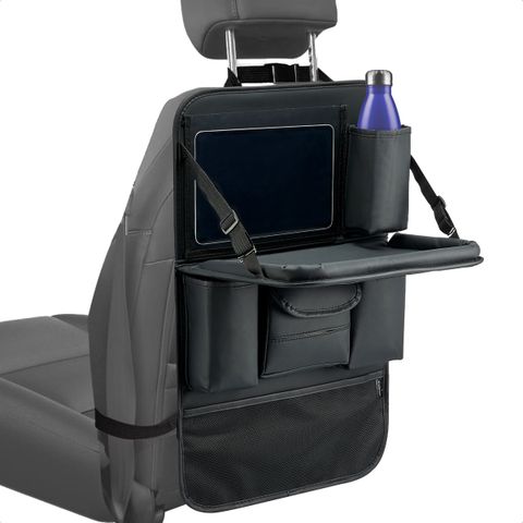 imoshion Organisateur de Siège Auto Luxe - Support de tablette voiture - 7 compartiments - Noir