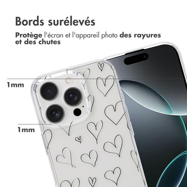 imoshion Coque Design iPhone 16 Pro - Hearts