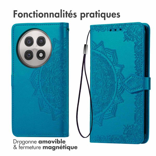 imoshion Etui de télephone Mandala OnePlus 13R - Turquoise
