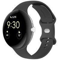 imoshion Bracelet en silicone Google Pixel Watch 3 - 45 mm - Taille S - Noir