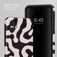 Selencia Coque arrière Vivid Samsung Galaxy A35 - Art Wave Black