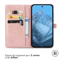 imoshion Etui de télephone Mandala Google Pixel 9 / 9 Pro - Rose Doré