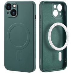 imoshion Coque Couleur avec MagSafe Apple iPhone 13 - Vert foncé