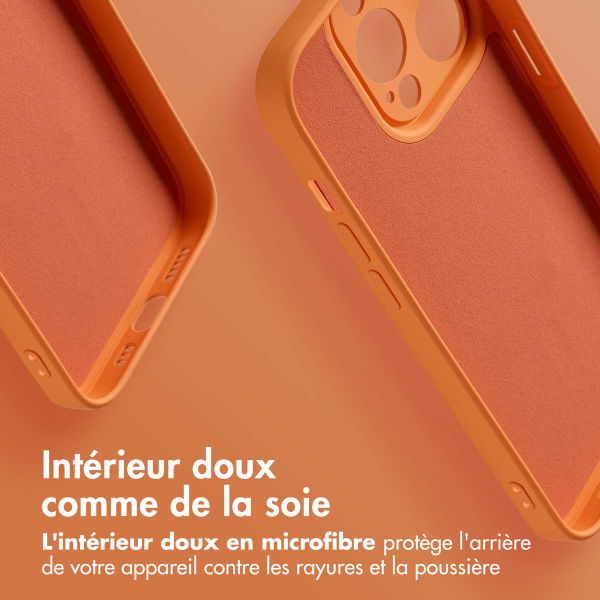 imoshion Coque Couleur avec MagSafe Apple iPhone 14 Pro - Neon Orange
